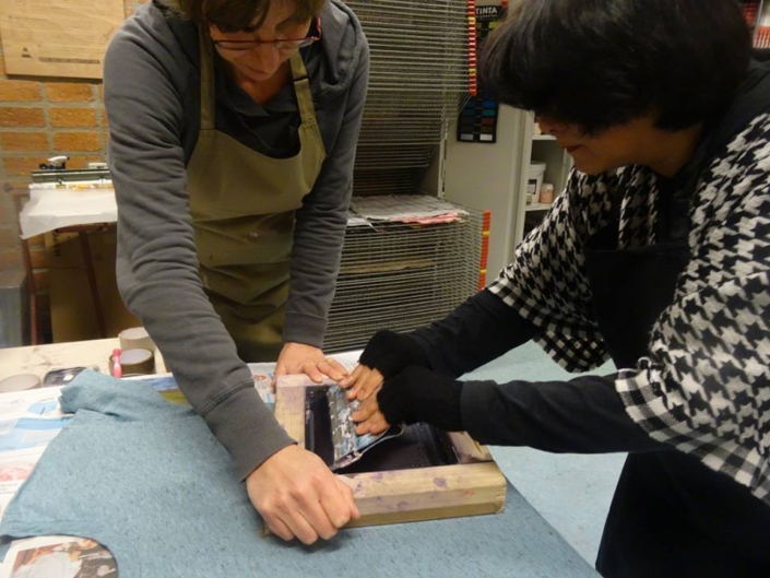 Zeefdrukcursus INTRO EXTRA Silkscreenprinting