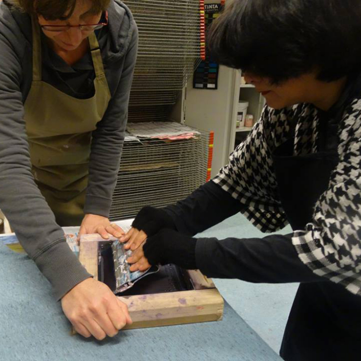Zeefdrukcursus INTRO + EXTRA Silkscreen printing