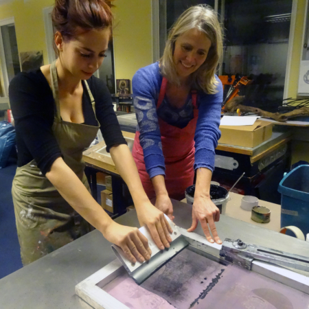 Zeefdrukcursus INTRO EXTRA Silkscreenprinting